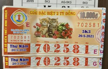 Đổi số trúng đặc biệt tại chợ lớn tphcm cho khách hàng mua vé bình thuận ngày 20-5-2021
