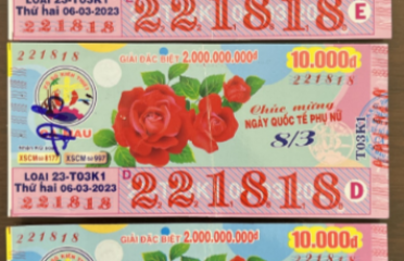 Đổi số trúng cho khách hàng ở TPHCM trúng đặc biệt vé số đài cà mau ngày 11-03-2023