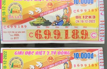 Đổi số trúng khách hàng mua vé đà lạt trúng đặc biệt tại tphcm ngay 18-12-2022
