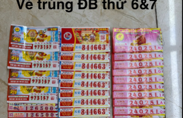 Đổi số trúng cho khách hàng ở hcm mua vé hcm ngày 8-2-2025