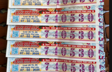 Đổi số trúng cho khách hàng ở hcm mua vé vĩnh long trúng đặc biệt ngày 07-2-2025